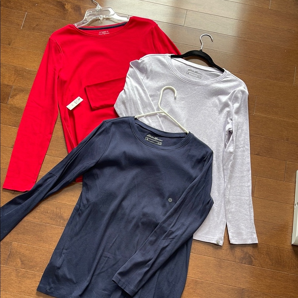 COPY - Red, Lilac, and Navy Long Sleeve Tops - new